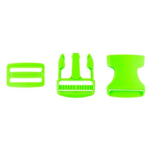 Verschluss-Set - lime - 3,8 cm